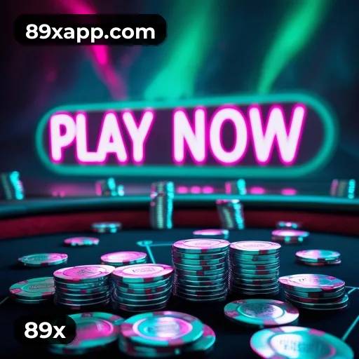 App 89x para iOS e Android — interface mobile, login biométrico e PIX integrado
